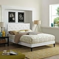 thumbnail image 6 of Modway Tarah King Vinyl Platform Bed with Squared Tapered Legs, 6 of 11