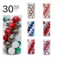 thumbnail image 3 of Shiny Christmas Ornaments Balls,2.3" Shatterproof Plastic Christmas Ornaments Sets for Xmas Christmas Tree Holiday Wedding Party Decoration, 30 Count, 3 of 7