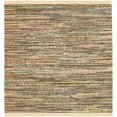 thumbnail image 1 of Safavieh Rag 4' Square Hand Woven Cotton Rug in Yellow, 1 of 5
