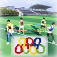 thumbnail image 1 of EcoNesxp 1ft Cooperation Elastic Band Tug of War Rope Adult Portable Teamwork Exercise Loop Resistance Band for Party Games Playground Activities 4m 157in / 13in, 1 of 5