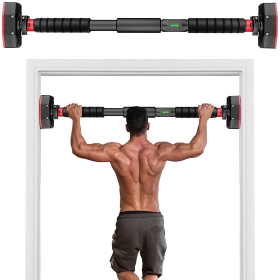 stusgo Pull up Bar for Doorway, Home Indoor Chin up Bar with No Screws, No Punching Adjustable Width Pull Up Bar[69-92cm], Strength Training Equipment Pull up Bar for Home Gym Upper Body Workout