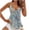Blue, variant on Youyipin Women Tank Tops Women's Casual Summer Spaghetti Strap Floral Print Sleeveless V Neck Strappy Shirts Tummy Control Tank Top For Women
