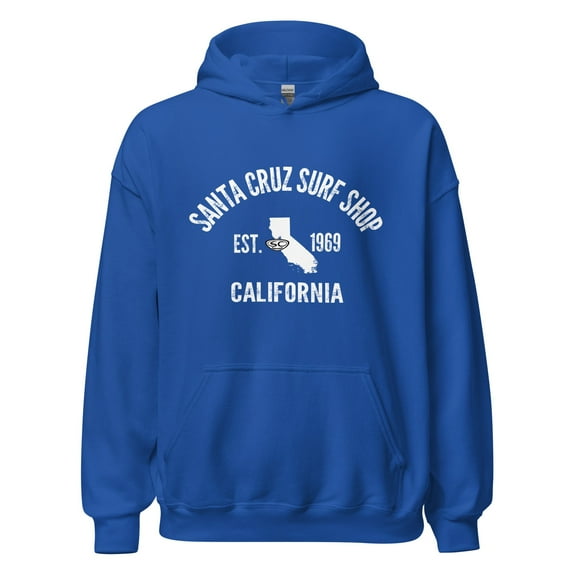 Santa Cruz Surf Shop 1969 Mens Hoodie