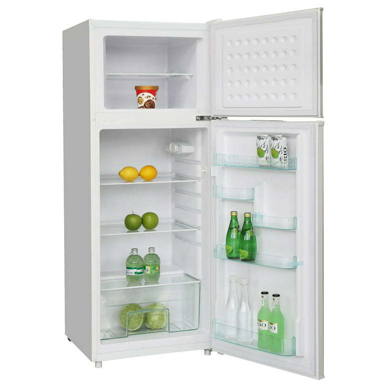 RCA 7.5 Cu. Ft. Top Freezer Refrigerator RFR741, White 
