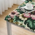 thumbnail image 4 of BANET with Hole Vinyl Flannel Back Tablecloth White, 4 of 7