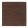 thumbnail image 3 of Carriage Five Pc Square Pub Set Counter Ht Table Black Brown Wood X Back Stool, 3 of 6