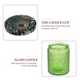 thumbnail image 3 of MasteelfCA 6pcs Embossed Glass Candle Container Kits Empty Round Candle Making Mason Jars, 3 of 8