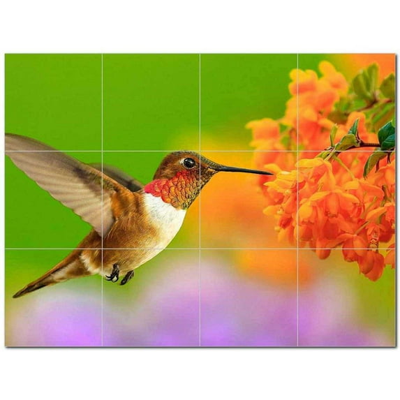 Bird Ceramic Tile Mural Kitchen Backsplash Bathroom Shower 402119-S43