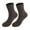 Brown * 2, variant on Gustave 2 Pairs Winter Thermal Socks for Men Cotton Wool Crew Socks Thick Warm Boot Socks Cozy Soft Insulated Casual Socks for Cold Weather Hiking "Brown"