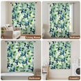 thumbnail image 6 of Blueberry Botanical Sheer Curtains 54 Inches Long, Green Spring Leaves Branches Light Filering Curtains, Breathable Simi Curtain Privacy Drapes for Kitchen Bathroom Lightweight Small Window Treatment, 6 of 9