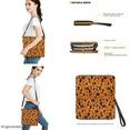 thumbnail image 3 of DISNIMO Assorted Halloween Icons Tote Bag for Women, Adjustable Strap Clutch Purse, Large Capacity PU Leather Crossbody Purse Wallet Sets for Women for Travel, 3 of 4