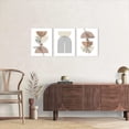 thumbnail image 5 of Minimalist Boho Wall Art Set of 3, Mid-Century Modern Wall Art, Framed Canvas Wall Art Moon Botanical Geometric Neutral Abstract Artwork Prints Modern Boho Room Wall Decor for Living Room,12x16, 5 of 6