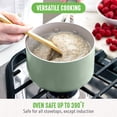 thumbnail image 5 of GreenLife Dream 2-Quart Ceramic Nonstick Saucepan with Lid, Silicone Stay Cool Handle, Sage Green, 5 of 7