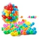 thumbnail image 1 of Paquete de pelotas de plástico para piscina de malla, 50 colores, 100 unidades, 1 of 1