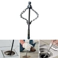 thumbnail image 5 of QSTDGVPW Drain Auger Efficient Clog Remover Accessories for Sewer Kitchen Sink Toilet Double Chain, 5 of 8