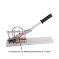thumbnail image 2 of PVC Plastic Wire Slot Cutting Machine Wire Duct Cutter PE Plastic Pipe Hose Scissor Adjustable PVC Wiring Duct Cutter 100x100MM ,Easy to Use, 2 of 6