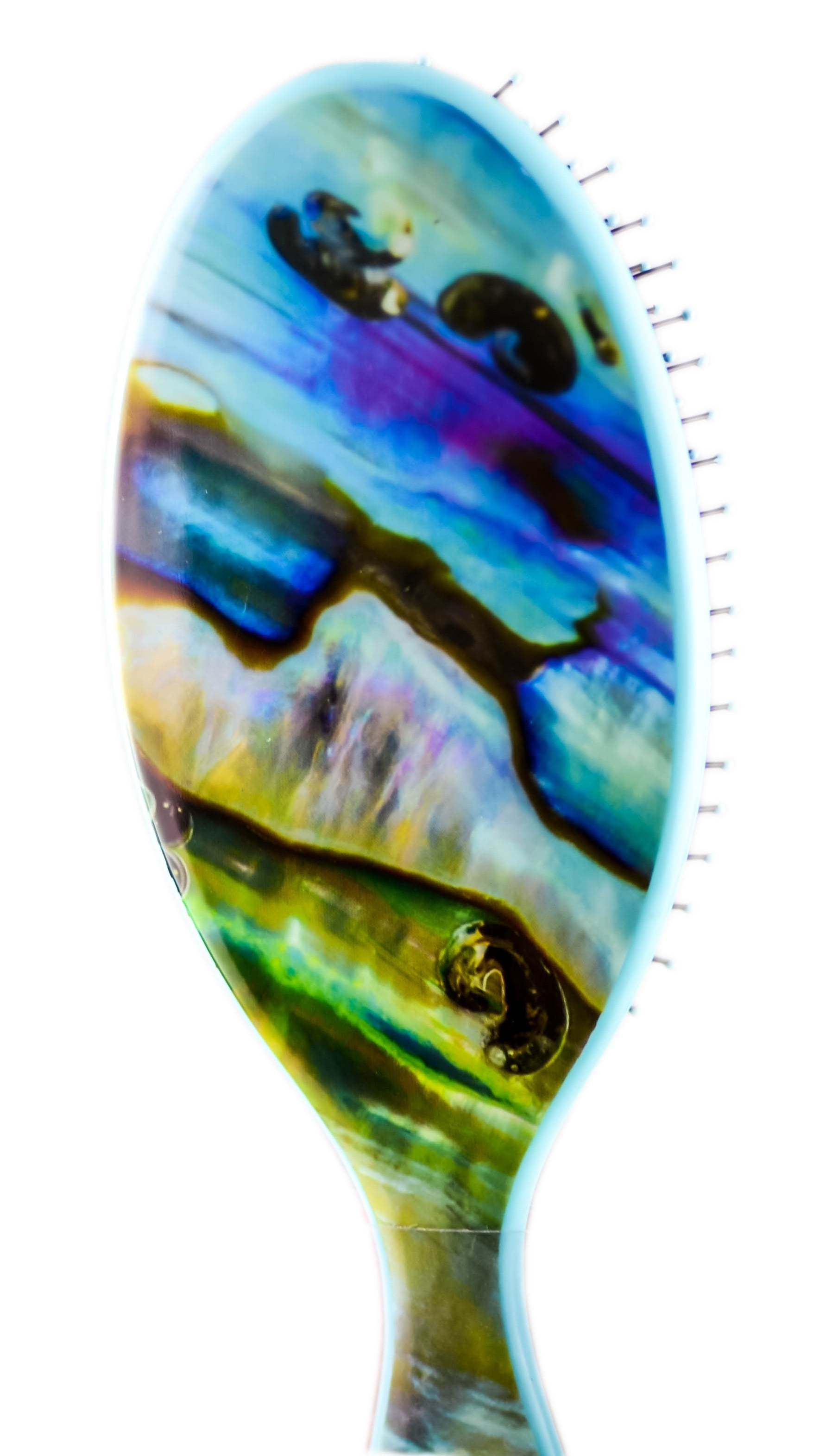 The Wet Brush Gemstone Detangler - Abalone