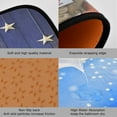 thumbnail image 4 of SKYSONIC Creative American Flag Kitchen Mats and Rugs Happy Independence Day Floor Runner Area Rug Washable Carpet Perfect for Living Room Bedroom Entryway,19.7"x27.6"+19.7"x47.2", 4 of 7