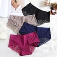 thumbnail image 2 of TrowBridge-bragas de encaje para mujer, ropa interior de satén de seda de talla grande, lencería Sexy, transpirable, suave y acogedora, 2 of 4
