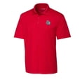 thumbnail image 2 of Men's Cutter & Buck  Red San Antonio Missions  Clique Spin Eco Performance Pique Polo, 2 of 3