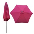 thumbnail image 7 of 9 ft Outdoor garden patio umbrellasOutdoor Backyard [Umbrella Base is not Included]-Red wine, 7 of 7