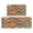 Boho Vintage Red-2, variant on Boho Retro Brown Diamond Pattern Kitchen Rugs and Mats Sets Of 2,Kitchen Decoration Rugs,Rubber Backing Non-Slip Floor Mat for Sink Washable Waterproof Laundry Room Runner Rugs