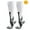 White, variant on Comfortable Compression Socks for Women Men Color Pattern Gradation Colour Mixture Nylon Crew Socks