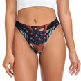 thumbnail image 1 of Kdxio String Moderne Motif Tête de Cerf Sans Couture pour Femmes - String Taille Basse Invisible Extensible Culottes Respirantes pour Femmes-3TG, 1 of 6