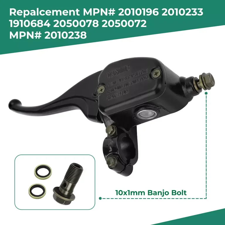 Left Front Brake Master Cylinder For Polaris Sportsman 400-800 Models – Direct Replacement, Unbranded