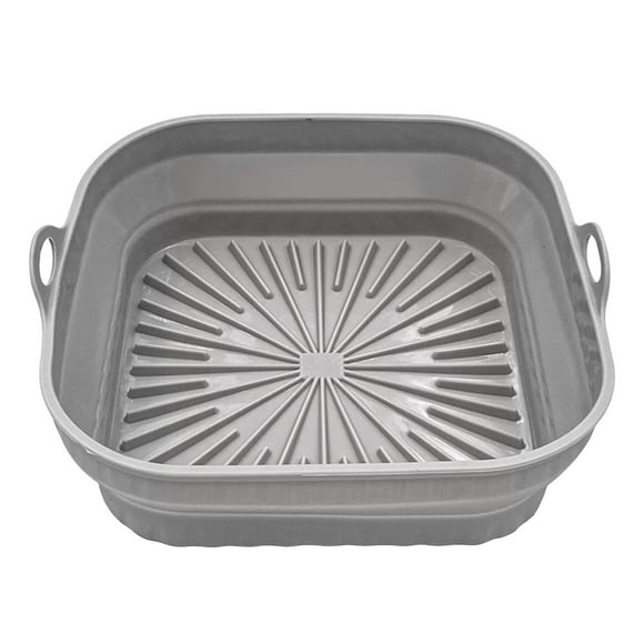 BZOTY Rectangle Airfryer Liners Reusable Pot Oven Liner Baking Tray Air Fryer Silicone Mat Bowl Air Fryer Accessories Kitchen 1pc