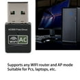 thumbnail image 4 of Adaptador USB WiFi ANGGREK Adaptador De Red Inalámbrico ABS 600 Mbps Para PC, 4 of 7