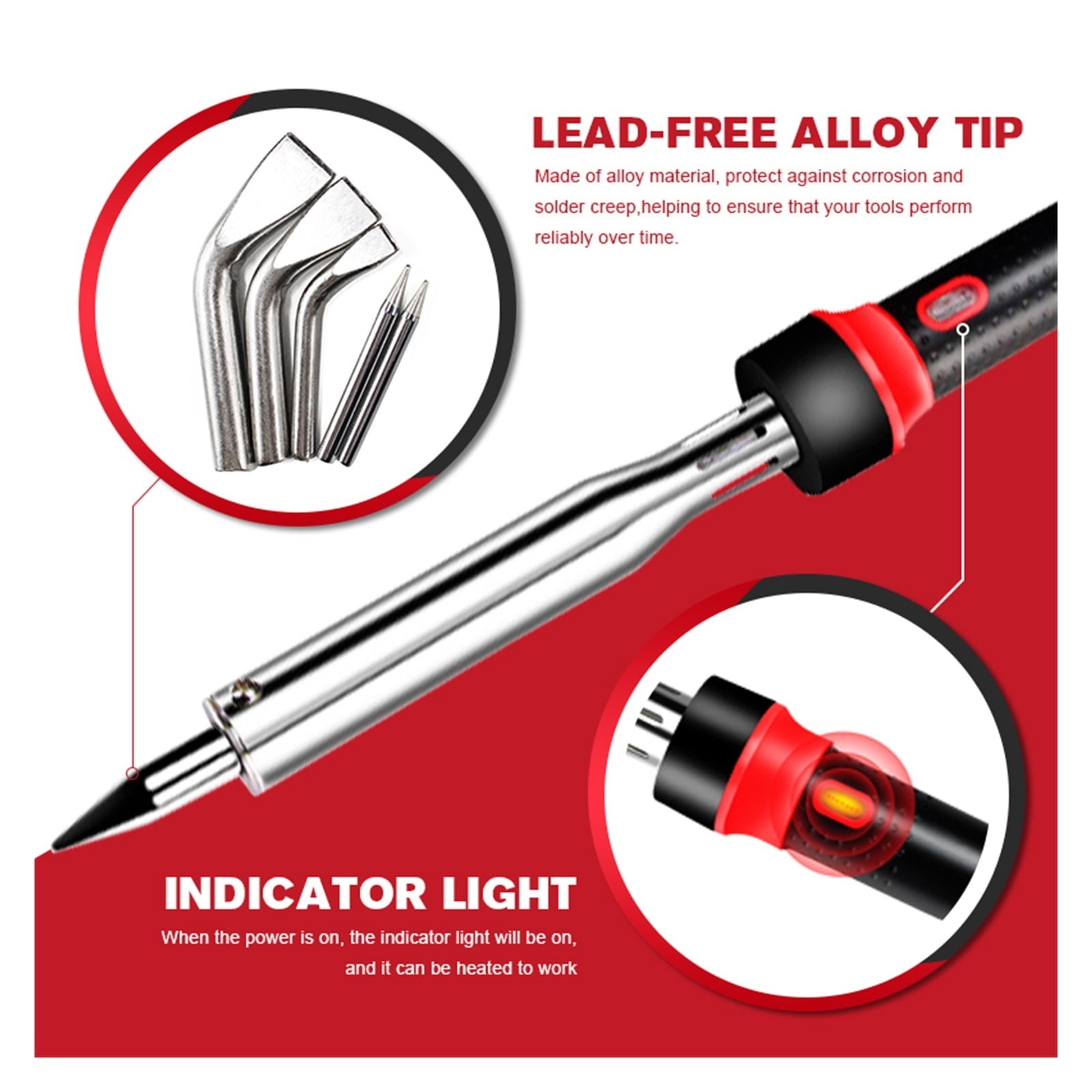 Electronic Repair Tool,Soldering Repair Tool Soldering Iron, Adjustable Constant Temperature Electric Soldering Iron Heat ,Wide Applications