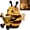 12cm/4.7in, variant on Bee Reading Light, Warm Glow 3D Animal Table Lamp for Reading