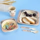 thumbnail image 3 of Juego de vajilla infantil de bambú de 5 piezas - Platos para niños - Plato, tazón, taza, cuchara y tenedor sin BPA, vajilla con diseño de león, 3 of 8