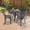 No
Cushion, variant on Hzzkey 3-Piece Black Outdoor Aluminum Round Dining Set,2 Chairs, Brown Cushion , Umbrella Hole, Weather-Resistant