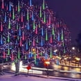 thumbnail image 4 of Guirnalda de luces LED con forma de lluvia de meteoritos, 192/288 LED, guirnaldas de hadas, decoraciones para árboles de Navidad, para fiestas al aire libre, bodas, luces de Navidad, 4 of 5