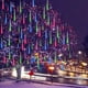 thumbnail image 4 of Guirnalda de luces LED con forma de lluvia de meteoritos, 192/288 LED, guirnaldas de hadas, decoraciones para árboles de Navidad, para fiestas al aire libre, bodas, luces de Navidad, 4 of 5