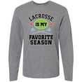 thumbnail image 3 of Inktastic Lacrosse is My Favorite Season Long Sleeve T-Shirt, 3 of 5