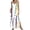 White 01, variant on Women's Maxi Dress Sleeveless Carnival Holiday Outfits Printed V-Neck Spaghetti Strap Cami Long Dress with Slit (XL, Pink)