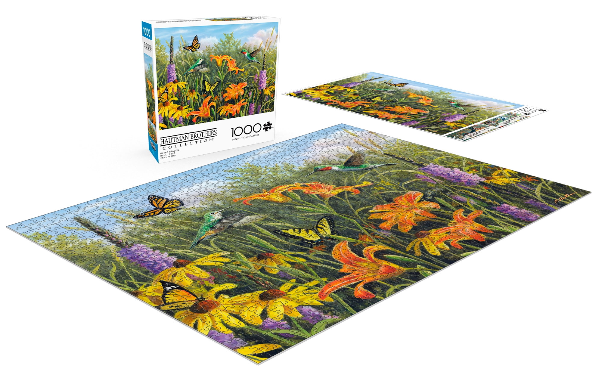 Buffalo Games In the Meadow 1000-Piece 26.75 x 19.75-Inch Interlocking Jigsaw Puzzle for Adults Ages 14+