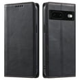 thumbnail image 2 of Mantto Flip Wallet Case for Google Pixel 7, for Women Men, Magnetic Closure Folio Cover with Credit Card Holder Slots, Shockproof Durable PU Leather Kickstand Phone Case,Black, 2 of 8