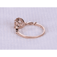 thumbnail image 4 of HeartsAndYou 2ct Natural Morganite Milgrain Accented Solitaire Ring 100% 14k SOLID Rose Gold, 4 of 9