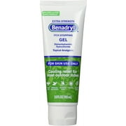 Benadryl Itch Relief Gel Topical Analgenics, Extra Strength 3.5 oz 2 Pack