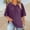 Purple-01, variant on LIBRCLO Womens T-Shirts Plus Size Print Short Sleeves Crew Neck Shirts Fashion Loose Casual Tops