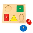 thumbnail image 1 of Rompecabezas de Bloques de Geometría de , Juguete Educativo para Niños, Cuadrado, 1 of 8