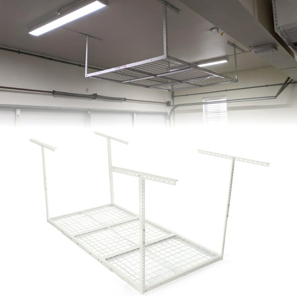 Kojem 3x6 Overhead Garage Storage Adjustable Ceiling Storage Rack, 72