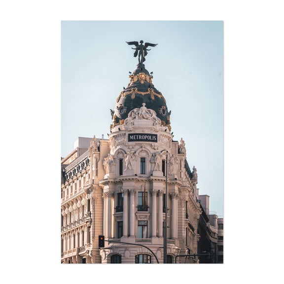 Metropolis, Madrid - Madrid Community of Madrid Spain Photography Unframed Wall Art Print 5 x 7 inches