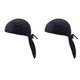 thumbnail image 1 of 2X PañUelo para la Cabeza de Secado Rápido Gorra de Ciclismo Puro Verano para Hombres PañUelo Negro, 1 of 5
