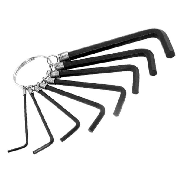 Unique Bargains 8 In 1 Set Portable Hex Head Wrench 1.5mm6mm Metric