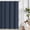 Navy Blue, variant on Dznils Waffle Shower Curtain with Hooks, Thick Weighted Fabric Bathroom Curtain, Green, 72" x 72"